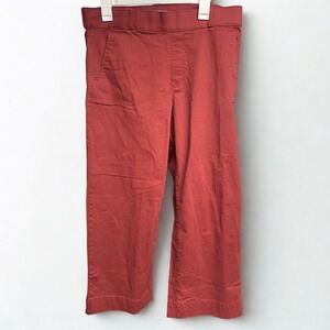 Gloria Vanderbilt Women's Pants Size 10 Red Straight Leg Cotton Blend Stretch